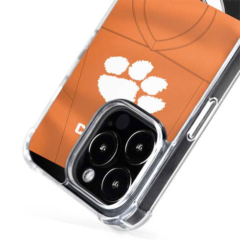 Clemson University Orange Jersey iPhone 15 Pro MagSafe Case